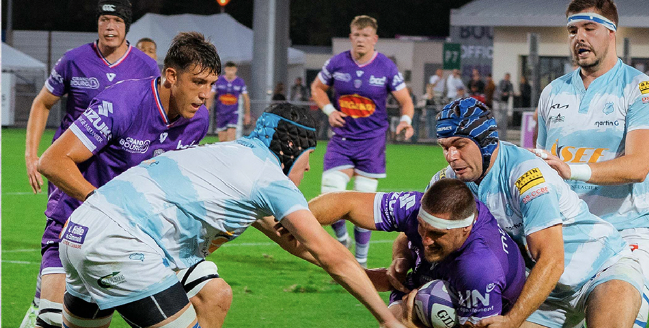 Rugby, Nationale-Vienne à nouveau défait : par l’avant-dernier au classement, Bourg-en-Bresse