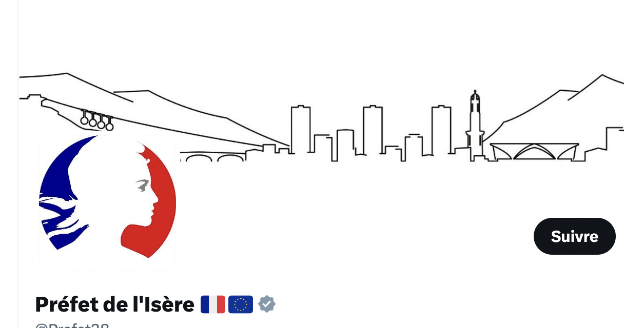 Le compte X (anciennement Twitter) de la préfecture de l’Isère détourné pour le transformer en tribune anti-Mélenchon !