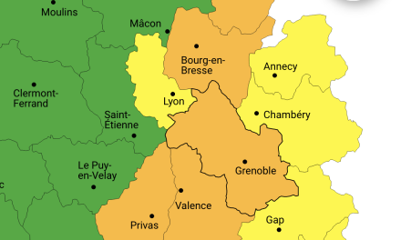 Alerte météo aux orages et pluie/inondations à partir de ce soir minuit en Isère : vent et cumuls de précipitations de 30 à 40 mm/h annoncés