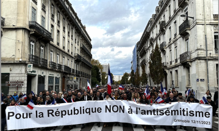 4 000 manifestants à Grenoble pour dire « non » à l’antisémitisme