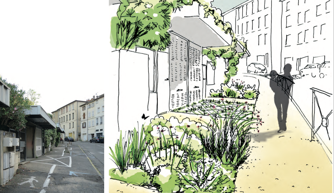 Requalification de la rue Serpaize en Vallée de Gère à Vienne : du vert, du vert et des aménagements…