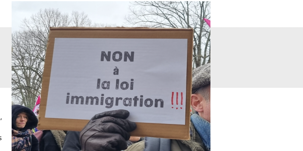 Rassemblement contre la loi immigration lundi 18 décembre cours Romestang, à Vienne