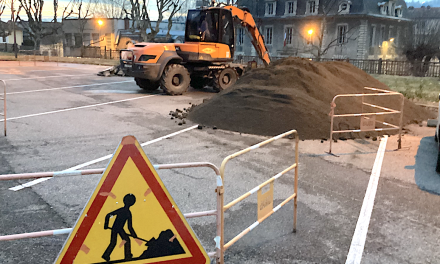 Les travaux du nouveau parking de « La Petite Vitesse », près de la gare de Vienne viennent de débuter : livraison en avril…