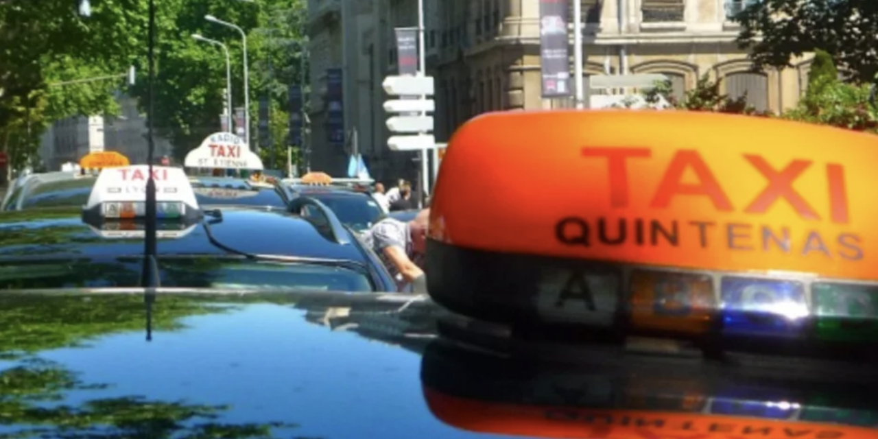 Risques de (grosses) perturbations : les taxis manifestent à leur tour à Lyon  et Villeurbanne, lundi matin !