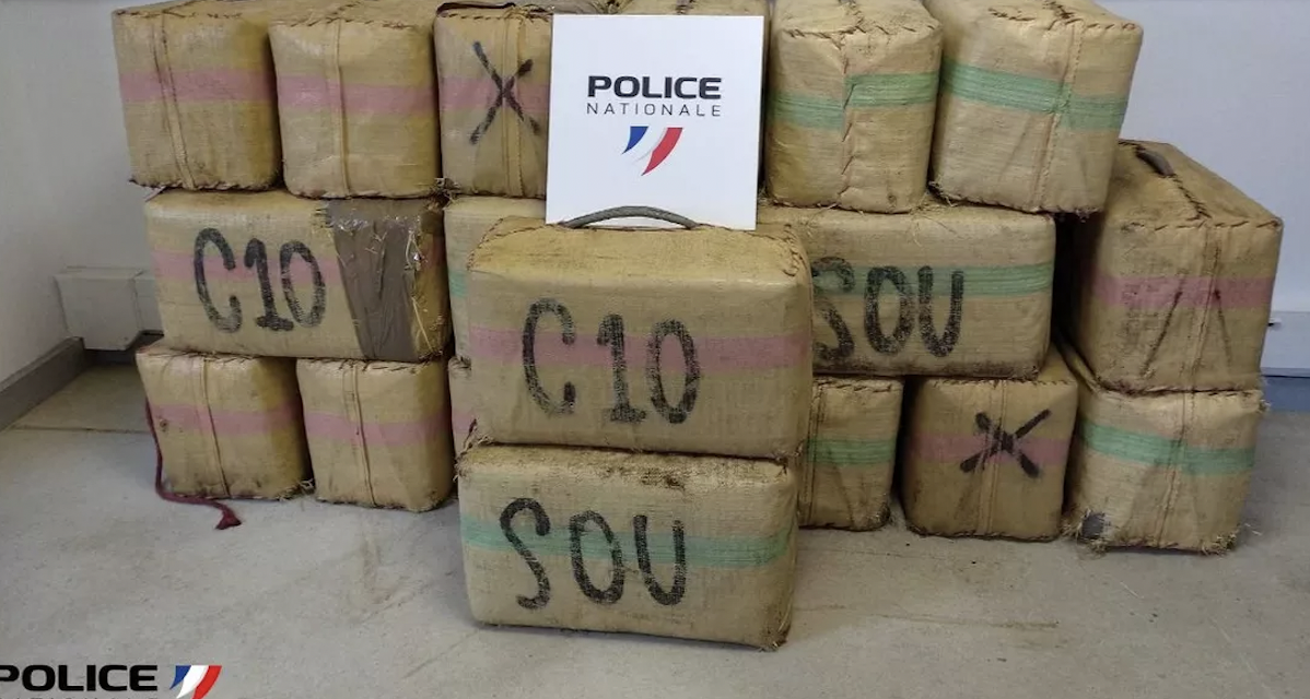 Saisie historique de 814 kilos de cannabis à Saint-Quentin-Fallavier, une cargaison estimée à 6,5 millions d’euros !