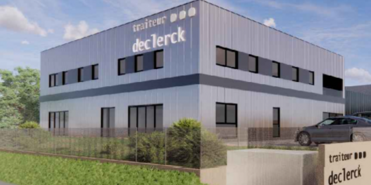 Le traiteur viennois Declerck a débuté la construction de son nouveau bâtiment de production à Reventin-Vaugris