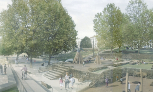 Découverte archéologique « remarquable » au sein des Jardins de Cybèle à Vienne actuellement en fouilles préventives : une fontaine