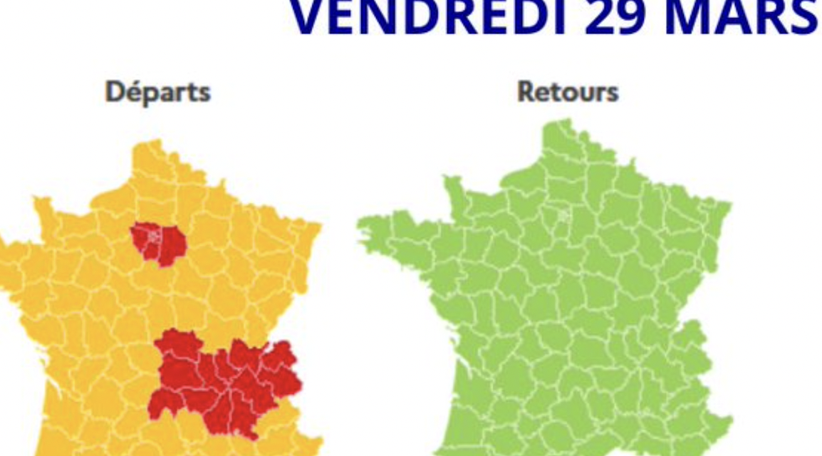 Week-end de Pâques : circulation très dense annoncée dès midi sur l’A7 avec un vendredi rouge en Auvergne-Rhône-Alpes