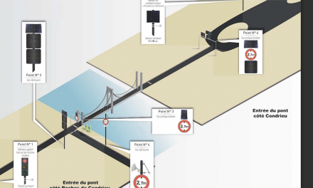 Pont de Condrieu : l’installation de radars détecteurs de gabarit débute aujourd’hui, la circulation maintenue durant les travaux