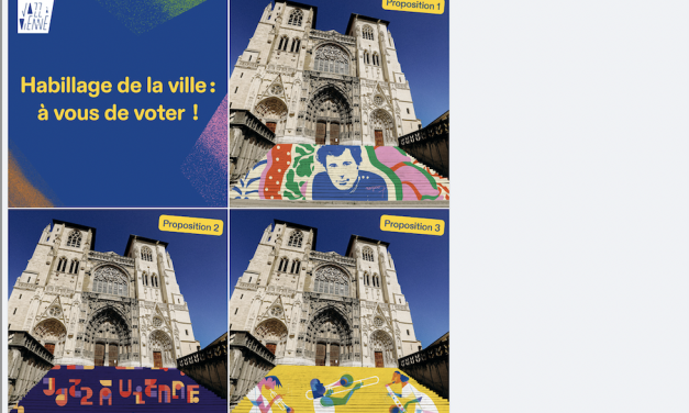 Jazz à Vienne : trois propositions pour la fresque des contremarches de la cathédrale Saint-Maurice, à vous de choisir…