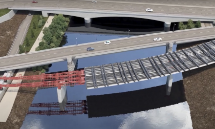 Le « pont » de l’Ascension mis à profit pour construire… un pont sur le périph Laurent Bonnevay pour le futur tramway T9 : fermé pendant 5 jours