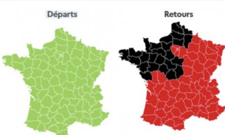 L’A7 et les voies routières d’Auvergne-Rhône-Alpes en rouge pour les retours du long week-end de l’Ascension