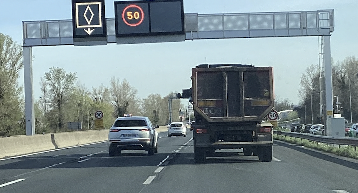 La fronde a été efficace : la vitesse sur l’A7 au Sud de Lyon passe de 50 à…70 km/h à compter du 21 mai