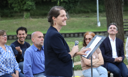 8ème circonscription de l’Isère-Dernier meeting de campagne  à Chasse-sur-Rhône avant le 2e tour  pour Cécile Michel : « C’est un choix responsable »