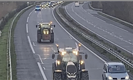 Blocage des agriculteurs de la Coordination Rurale annoncé sur l’A7, dès 5 heures, lundi 6 janvier à l’entrée Sud de Lyon