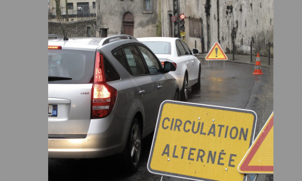 A partir du 24 février, réfection des trottoirs de la Montée Saint-Marcel à Vienne, sur 1,2 kilomètre, circulation alternée