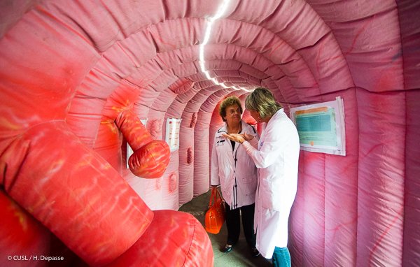 Mars Bleu du dépistage du cancer colorectal : voyagez dans le « Colontour » vendredi à l’hôpital de Vienne…