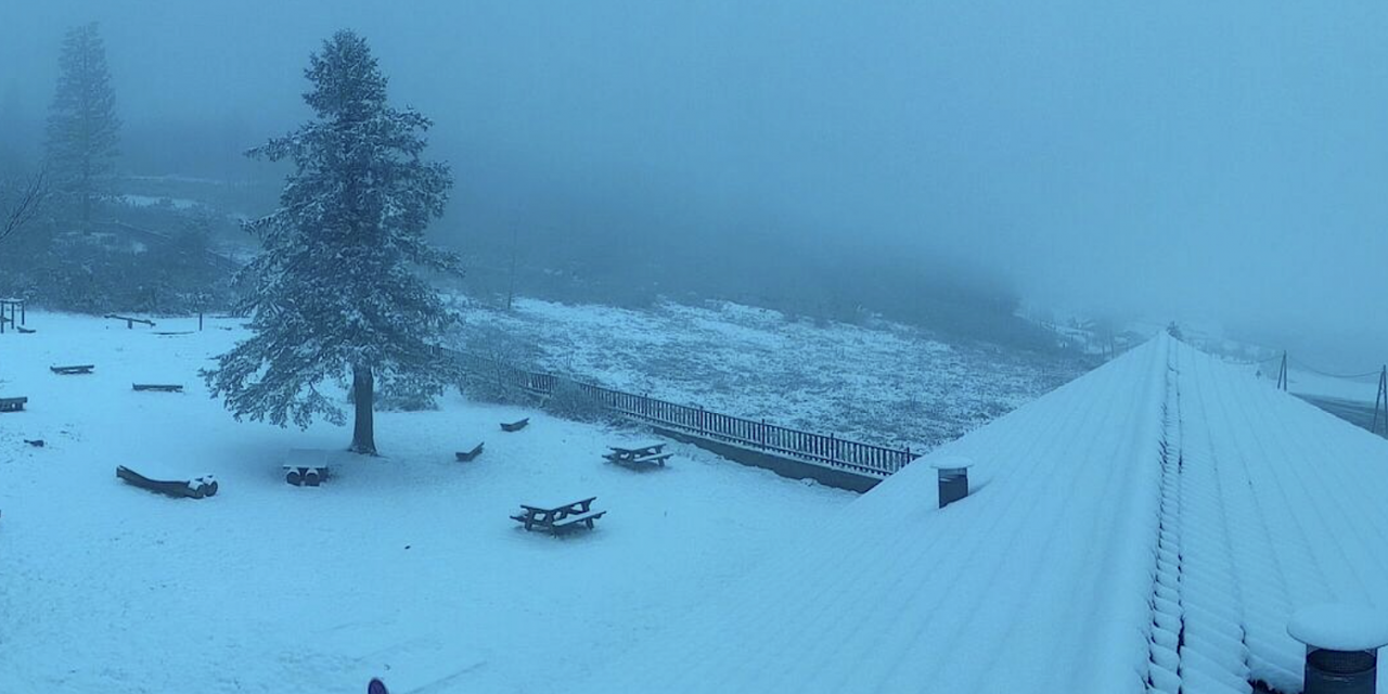 Le retour du froid : il est tombé quelques centimètres de neige sur le Haut Pilat