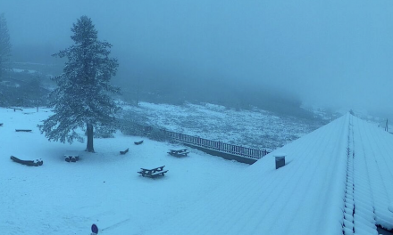 Le retour du froid : il est tombé quelques centimètres de neige sur le Haut Pilat