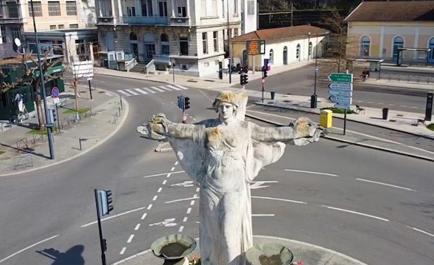 Il y a cinq ans, jour pour jour, Vienne entrait en confinement : retour vidéo sur la ville totalement figée à hauteur de drone