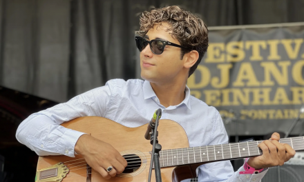 Quartier Latin Jazz Club-A 24 ans, Hugo Guezbar  la révélation du Jazz Manouche, dimanche 9 mars sur la scène de la Verrière des Cordeliers à Ste-Colombe