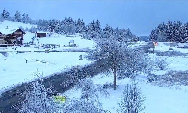Jusqu’à 15 centimètres de neige au Bessat dans le Pilat: glisse possible, mais a minima