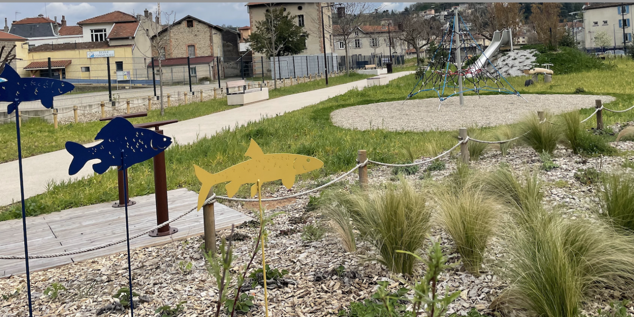 Naissance d’un jardin public  de 4 000 m2 au cœur de Sainte-Colombe : le parc des Petits Jardins