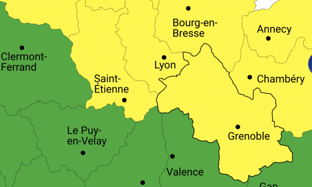 Météo France place l’Isère en vigilance orages jusqu’à 0 heure