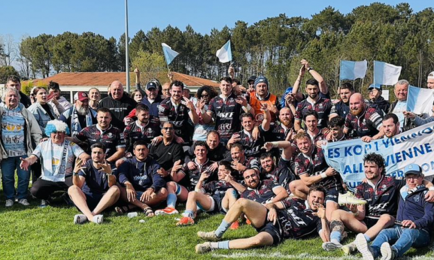Rugby, Nationale 2-  Superbes, les Viennois qualifiés pour les demi-finales après avoir défait  Salles. Désormais la finale en ligne de mire