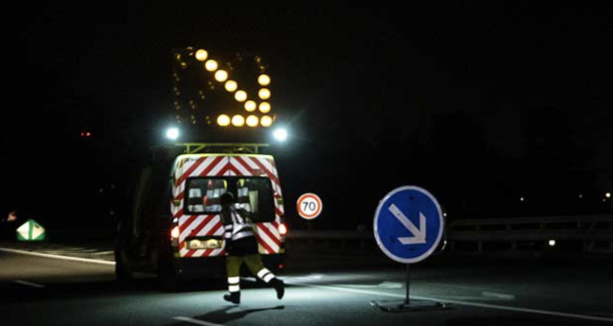 Les bretelles de la jonction A7/A46/A 47 fermées du lundi 14 au vendredi 18 avril