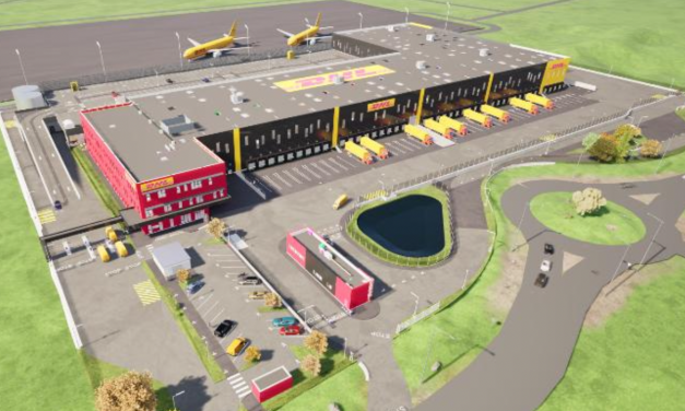 La méga-plateforme aérienne de DHL à Colombier-Saugnieu inaugurée près de St-Ex le 11 juin : 23 400 m2, 110 M€ d’investissement…