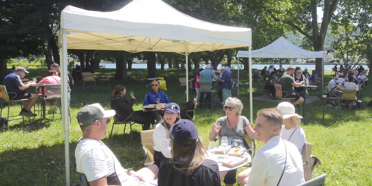 Via Gusta : près de 700 cyclistes et marcheurs ont mêlé gastronomie et sport le long du Rhône, de Sainte-Colombe à Tupin-et-Semons