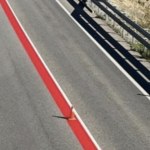 Fake news : non, aucune ligne rouge n’a été mise en place sur l’autoroute A 7 à hauteur de Vienne