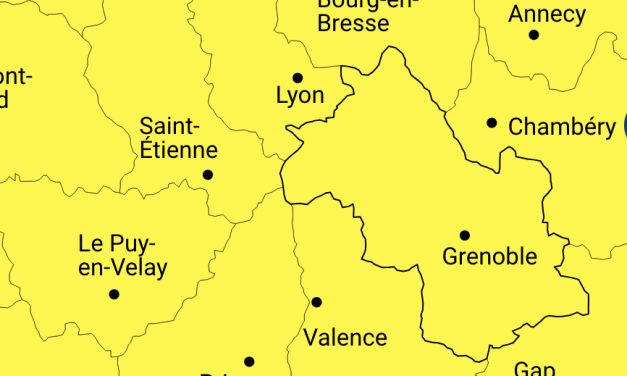 L’Isère en vigilance jaune orages/inondation jusqu’au lundi 5 mai, 6 heures. Attention à la grêle