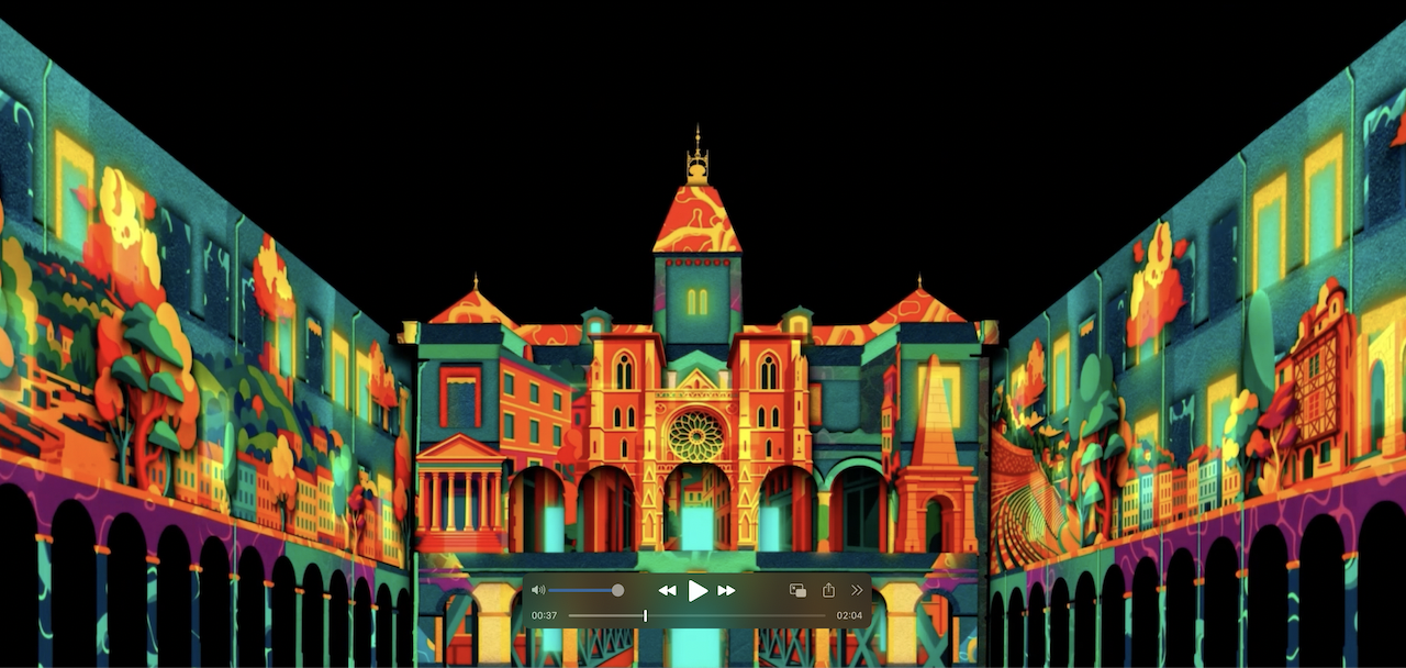 Un spectacle son et lumière à Vienne cet été, mais cette fois pas à la cathédrale, mais  sur les trois façades de l’hôtel-de-ville