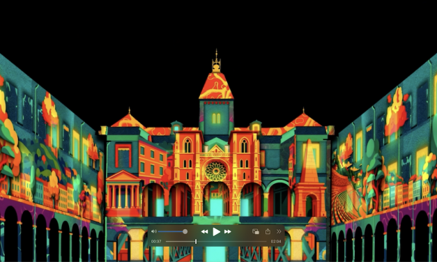 Un spectacle son et lumière à Vienne cet été, mais cette fois pas à la cathédrale, mais  sur les trois façades de l’hôtel-de-ville