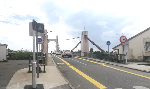 Circulation coupée  pour les voitures et les piétons sur le pont de Condrieu pour une durée indéterminée !