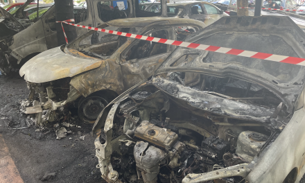 Ce ne sont pas  8 mais 9 voitures qui ont été la proie des flammes place Saint-Louis à Vienne.  « Rien ne prouve que la police municipale ait été visée » selon Thierry Kovacs 