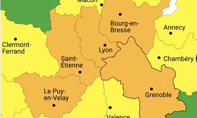 L’Isère à nouveau placée en vigilance orange aux orages par Météo France : le Nord-Isère particulièrement concerné, « jusqu’à 30 à 50 mm »