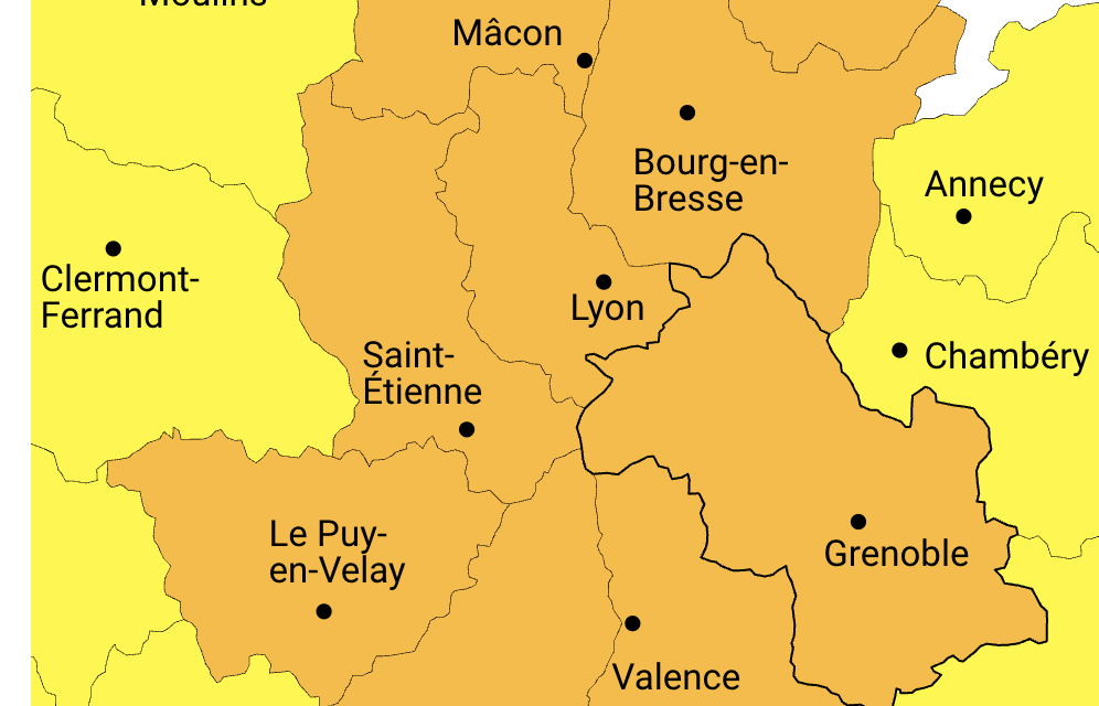 Alerte orange aux orages ce dimanche après-midi en Isère, avec rafales de vent jusqu’à 100 km/h et de 20 à 40 mm de pluie