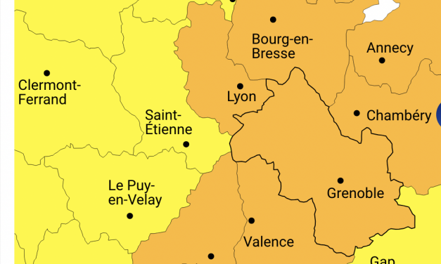 Météo France passe l’Isère en vigilance orange aux orages