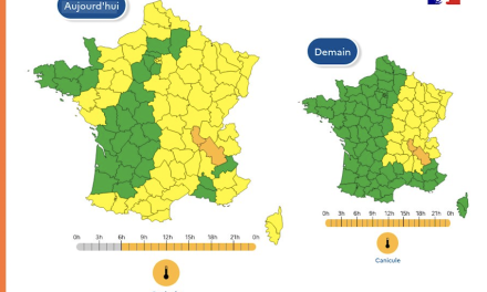   L’Isère et le Rhône restent les deux derniers départements en alerte orange canicule : jusqu’à 37° en vallée du Rhône
