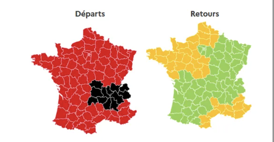 Journée noire annoncée ce samedi sur l’A7 et les routes d’Auvergne-Rhône-Alpes