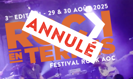 Elle  devait avoir lieu les 29 et 30 aoùt à Tupin-Semons : la 3ème édition du Festival Rock en Terres, annulée