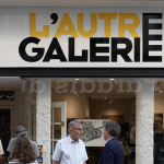 Inauguration de « l’Autre Galerie », rue Marchande à Vienne avec la 1ère exposition sur les cimaises d’un peintre de 23 ans, Sid Amara
