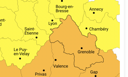A partir de cette nuit, 0 heure, l’Isère passe en « alerte orange » pluie-inondation : les précipitations pourraient atteindre de 70 à 90 mm