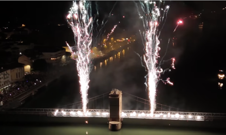 Vidéo-Retour sur le feu d’artifice à  Vienne/Sainte-Colombe, le 14 juillet 2025
