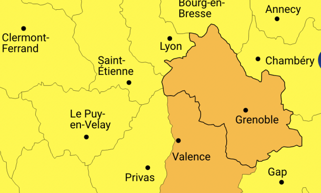 Météo : l’Isère passe en vigilance orange aux orages/pluie inondation ce dimanche jusqu’à minuit