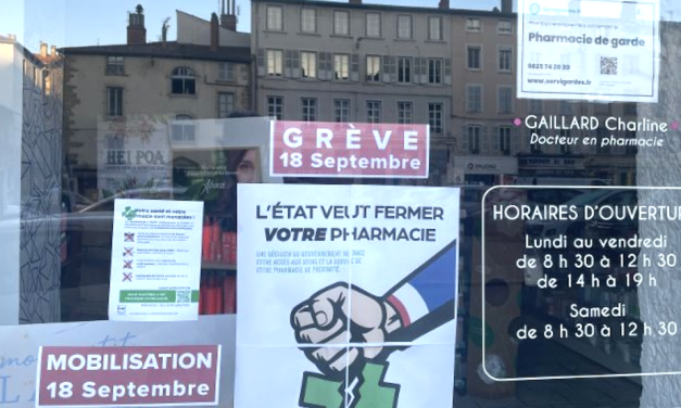 Plus de 80 % des pharmacies en grève aujourd’hui à Vienne et alentours