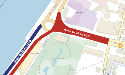 Cours Brillier et halte fluviale à Vienne : travaux de nuit annoncés la semaine prochaine avec coupures de la circulation